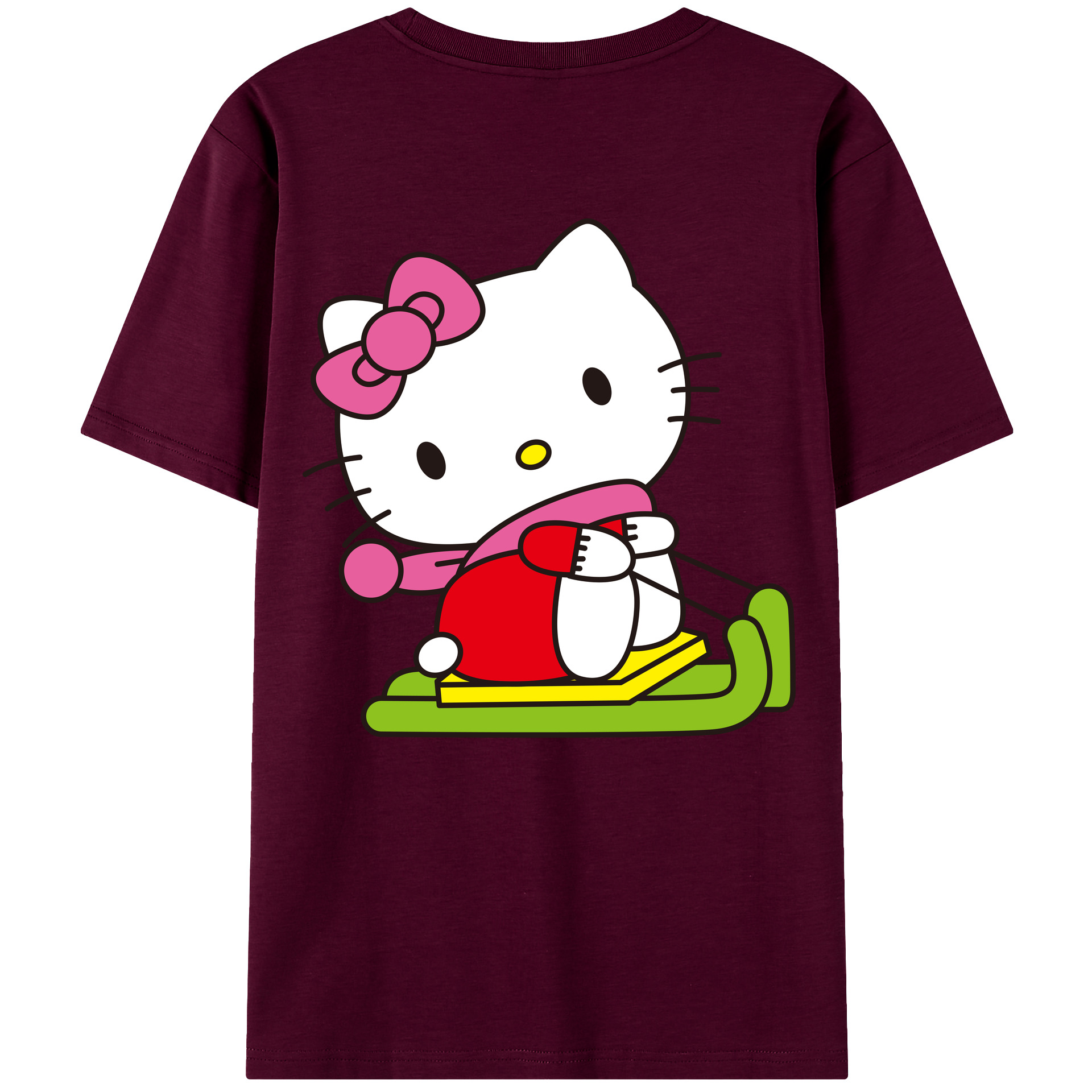 （画像用） Hello Kitty ハローキティ レディース半袖Tシャツ(バックプリント)
